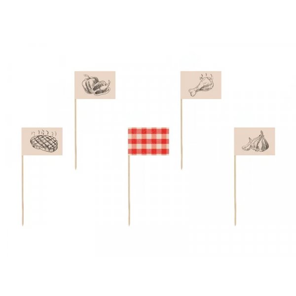 Food Picks - BBQ - Grill - 12er-Packung Food Picks - BBQ - Grill - 12er-Packung