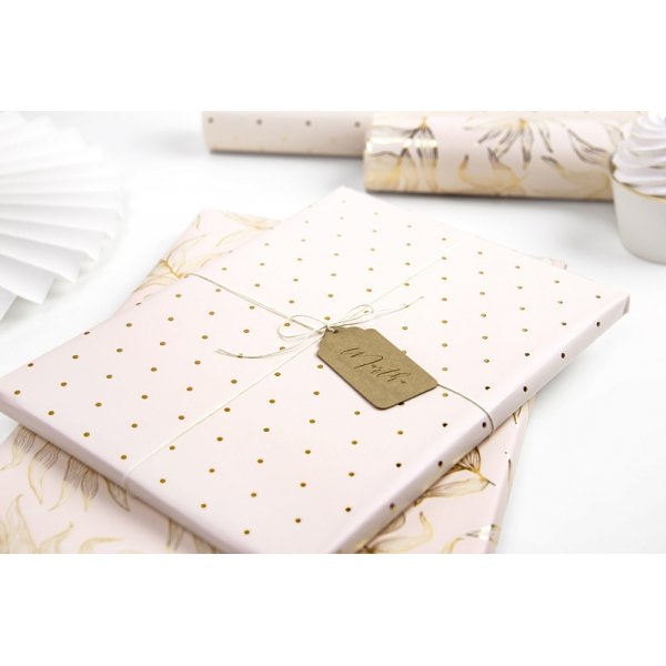 Geschenkpapier - 2er-Pack - Rosa/Gold Geschenkpapier - 2er-Pack - Rosa/Gold