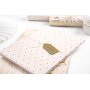 Geschenkpapier - 2er-Pack - Rosa/Gold
