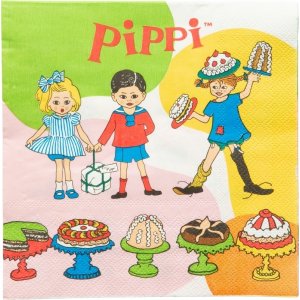 Servietten - Pippi Langstrumpf - 16er-Pack Servietten - Pippi Langstrumpf - 16er-Pack