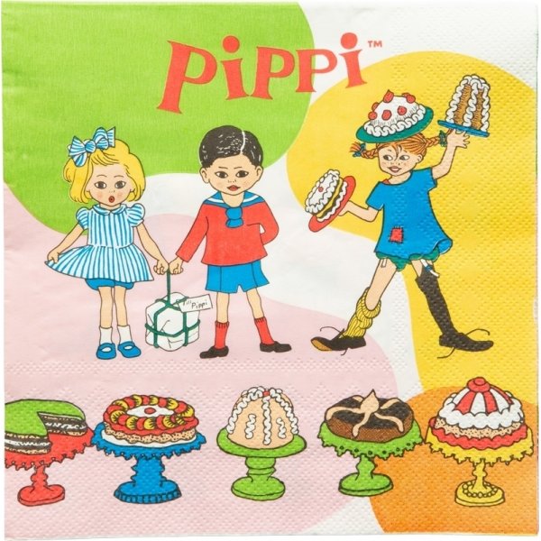 Servietten - Pippi Langstrumpf - 16er-Pack Servietten - Pippi Langstrumpf - 16er-Pack