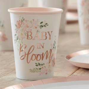 Pappbecher - Baby in Bloom - 8er-Pack Pappbecher - Baby in Bloom - 8er-Pack