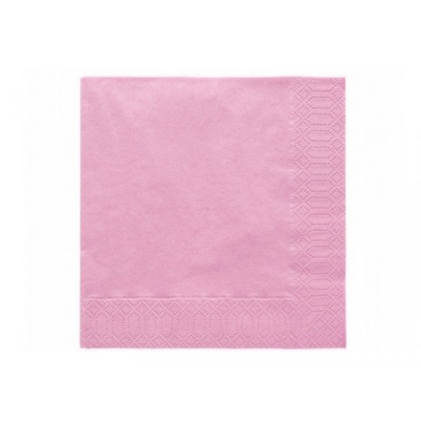Servietten - Hellrosa - 20er-Pack