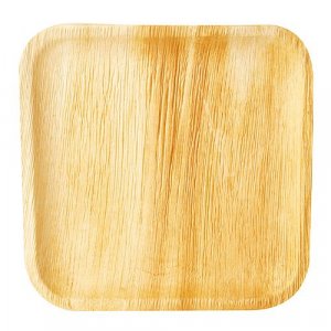 Palmblattteller - Pure - Quadratisch - 25,5 cm - 6er-Pack Palmblattteller - Pure - Quadratisch - 25,5 cm - 6er-Pack