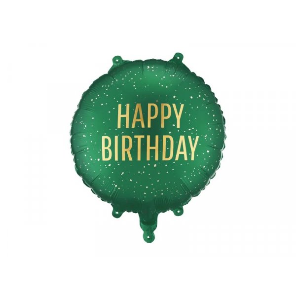 Folienballon - Alles Gute zum Geburtstag - Dunkelgr�n