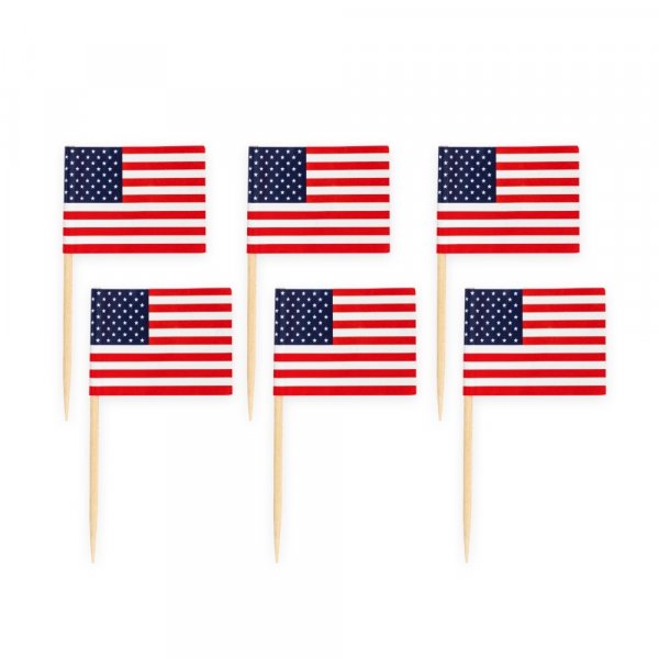 Partypicks - USA - 50er-Packung Partypicks - USA - 50er-Packung