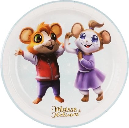 Pappteller - Mickey & Helium - Party - 8er-Pack