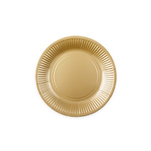 Pappteller - Champagner - 18 cm - 8er-Pack Pappteller - Champagner - 18 cm - 8er-Pack