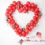 Mini-Luftballons Pastell - Premium 12 cm - Leuchtendes Rot - 10er-Pack