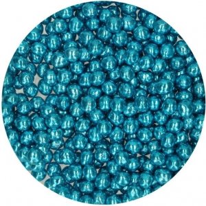 Knusprige Schokoladenperlen - Metallic Blue - Funcakes - 60 g Knusprige Schokoladenperlen - Metallic Blue - Funcakes - 60 g