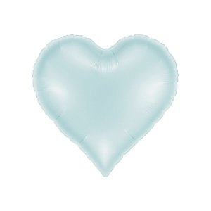 Folienballon - Sweetie Heart Satin Pastellblau 46 cm Folienballon - Sweetie Heart Satin Pastellblau 46 cm