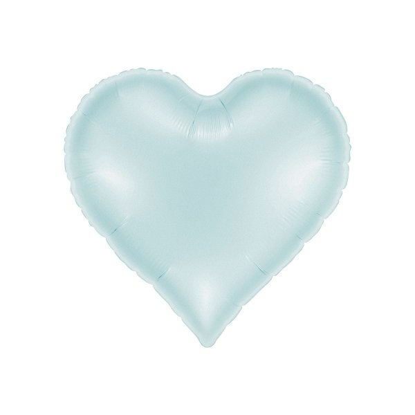 Folienballon - Sweetie Heart Satin Pastellblau 46 cm Folienballon - Sweetie Heart Satin Pastellblau 46 cm