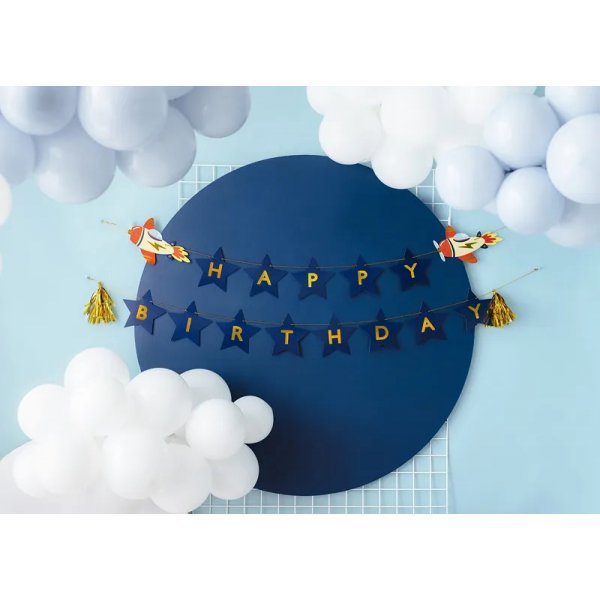 Banner - Alles Gute zum Geburtstag - Flugzeug