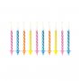 Kuchenkerzen - Gestreift - 10er-Packung Kuchenkerzen - Gestreift - 10er-Packung