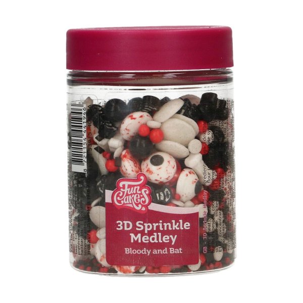 Sprinkles 3D Sprinkle Medley - Bloody und Bat 70 g Sprinkles 3D Sprinkle Medley - Bloody und Bat 70 g