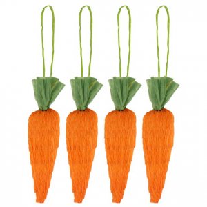 Hängende Dekorationen - Mini-Karotten - 4er-Pack Hängende Dekorationen - Mini-Karotten - 4er-Pack