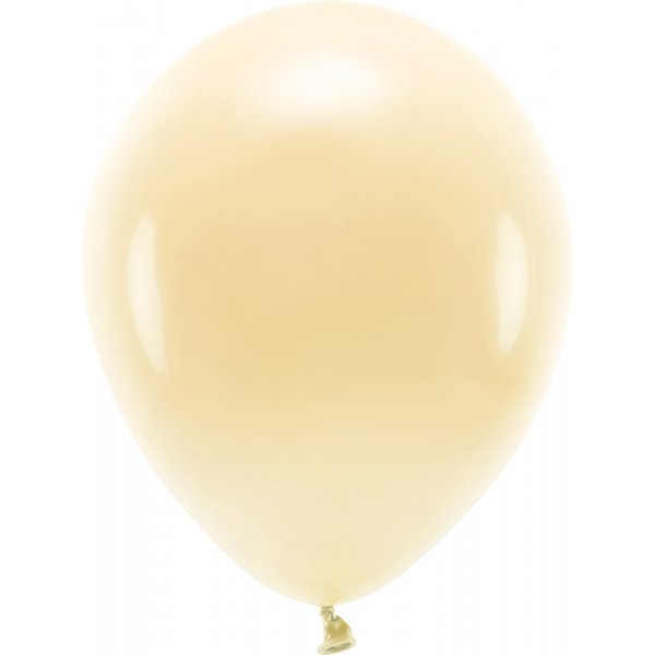 Einfarbige Luftballons - Eco 30 cm - Light Peach - 10er-Pack