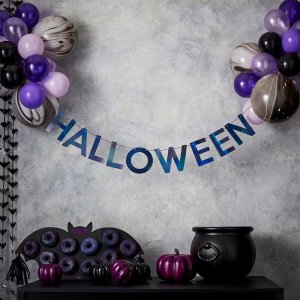 Girlande mit Luftballons - Halloween - Let's get Batty Girlande mit Luftballons - Halloween - Let's get Batty