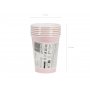 Pappbecher - Hellrosa - 6er-Packung Pappbecher - Hellrosa - 6er-Packung