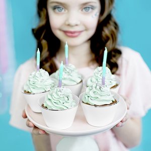 Kuchenkerzen - Ombre - Mint/Lila - 20er-Pack Kuchenkerzen - Ombre - Mint/Lila - 20er-Pack