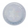 Pappteller - Schillernde Schneeflocke - 8er-Pack Pappteller - Schillernde Schneeflocke - 8er-Pack