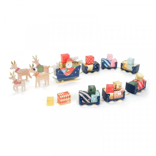 Adventskalender - Schlitten des Weihnachtsmanns