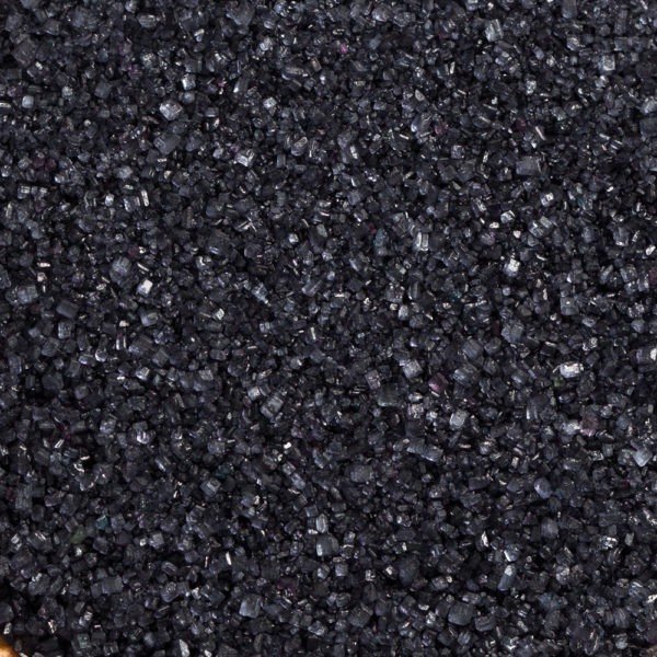 Glitzernde Zuckerkristalle - Schwarz - Decora - 100 g Glitzernde Zuckerkristalle - Schwarz - Decora - 100 g