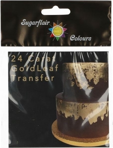 Essbares 24 Karat Gold zur Dekoration - Sugarflair - 8x8 cm