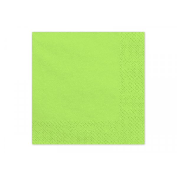 Papierservietten - Hellgrün Papierservietten - Hellgrün