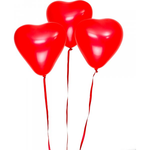 Herzballons - Rot - 30cm - 8 Stk Herzballons - Rot - 30cm - 8 Stk
