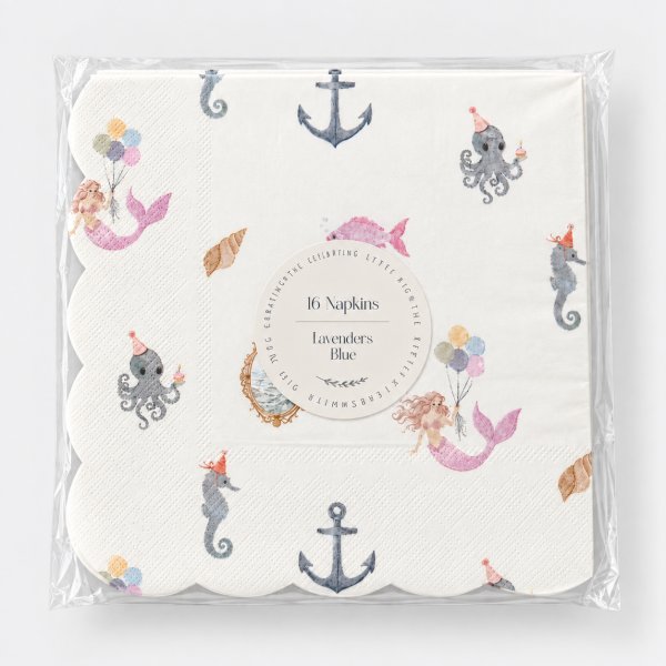 Servietten - Segeln - Lavendelblau - 16er-Packung Servietten - Segeln - Lavendelblau - 16er-Packung