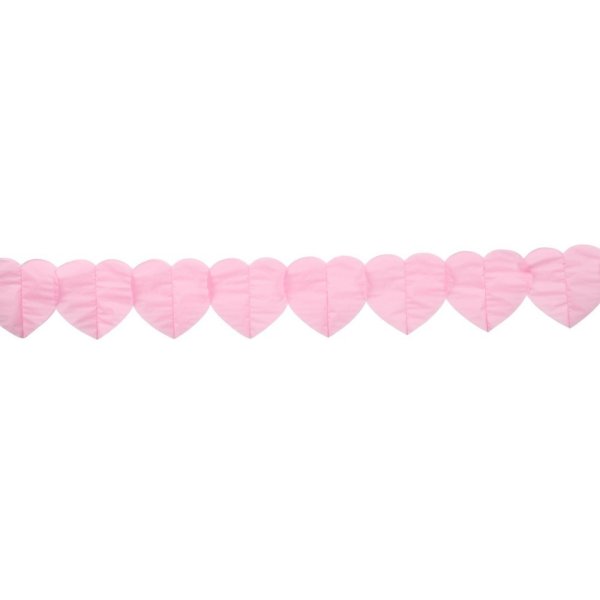 Girlande - Herzen - Hellrosa - 6 m Girlande - Herzen - Hellrosa - 6 m