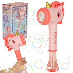 Seifenblasenmaschine Einhorn mit Licht und Sound 32 x 14,5 cm - inkl. 100 ml Seifenblasen Seifenblasenmaschine Einhorn mit Licht und Sound 32 x 14,5 cm - inkl. 100 ml Seifenblasen
