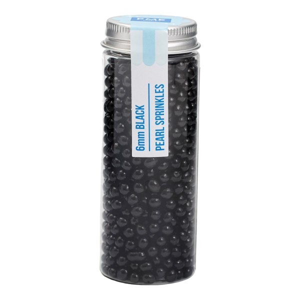 Zuckerperlen - Schwarz - 6 mm - PME - 60 g Zuckerperlen - Schwarz - 6 mm - PME - 60 g