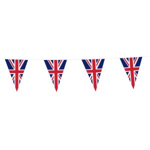 Flaggengirlande - Union Jack - 20 x 30 cm Flaggen - 10 m Flaggengirlande - Union Jack - 20 x 30 cm Flaggen - 10 m