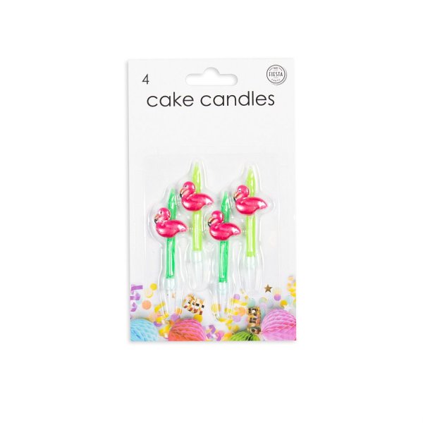 Kuchenkerzen - Flamingo - 4er-Pack Kuchenkerzen - Flamingo - 4er-Pack