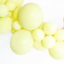 Miniballons - Pastell - Premium 12 cm - Hellgelb - 10er-Pack