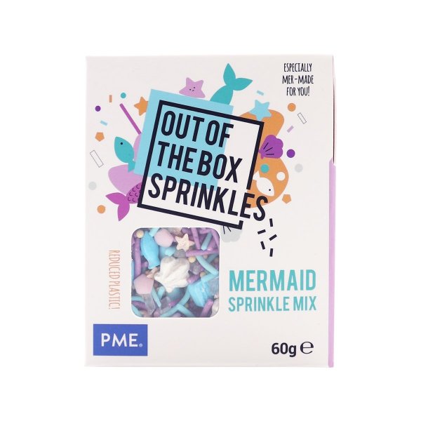 Streuselmischung - PME - Out of the Box - Meerjungfrau - 60 g Streuselmischung - PME - Out of the Box - Meerjungfrau - 60 g