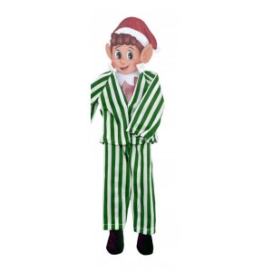 Elf-Accessoires - Elf on the Shelf - Pyjama - Grün/Weiß Elf-Accessoires - Elf on the Shelf - Pyjama - Grün/Weiß