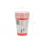 Pappbecher - Rot - 250 ml Pappbecher - Rot - 250 ml