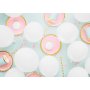 Dessertteller - Rosa - Goldrand - 6er-Pack