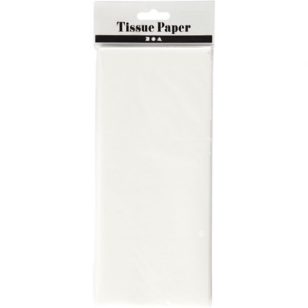 Seidenpapier - 10 Blatt - Wei