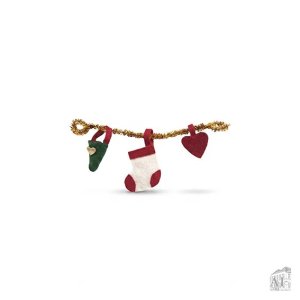 Weihnachtsmann-Accessoires - Girlande - 15 cm Weihnachtsmann-Accessoires - Girlande - 15 cm