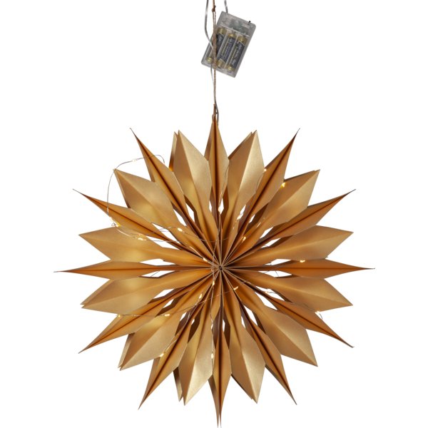 Weihnachtsstern - Flocke 45 cm - Gold