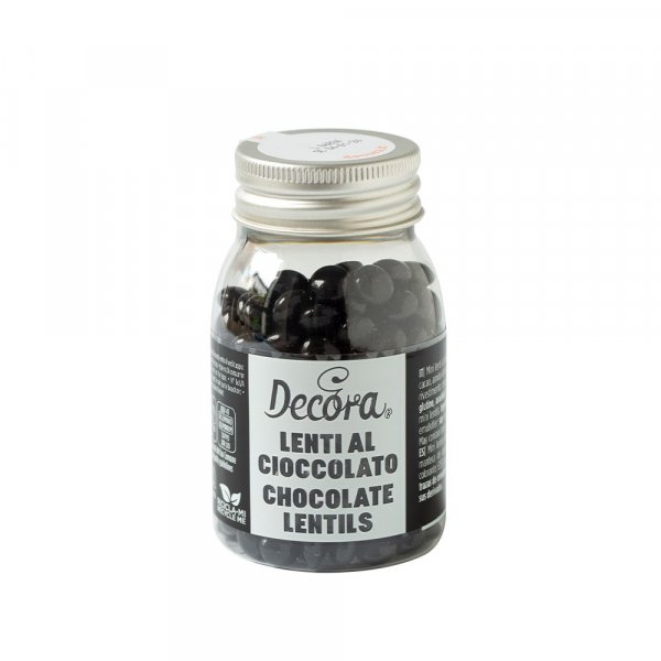 Milchschokoladenperlen/Linsen - Schwarz - 80 g Milchschokoladenperlen/Linsen - Schwarz - 80 g
