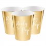 Pappbecher - Ready to Pop - Gold - 8er-Pack