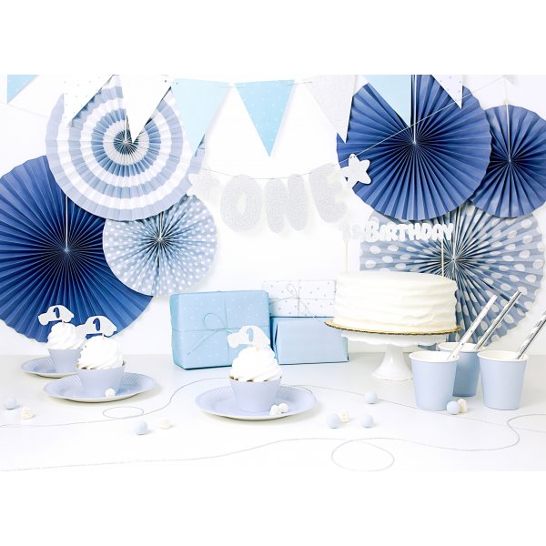 Wimpel - Blau/Silber Wimpel - Blau/Silber