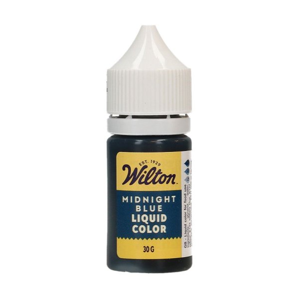 Flüssigfarbe - Mitternachtsblau - 30 g - Wilton Flüssigfarbe - Mitternachtsblau - 30 g - Wilton