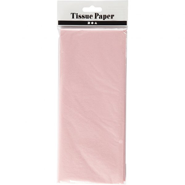 Seidenpapier - 10 Blatt - Hellrosa Seidenpapier - 10 Blatt - Hellrosa