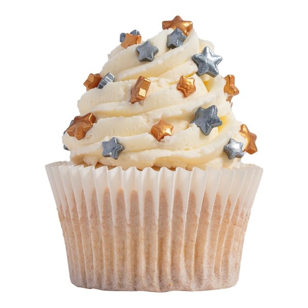 Streusel - Sterne - Gold/Silber - PME - 25 g